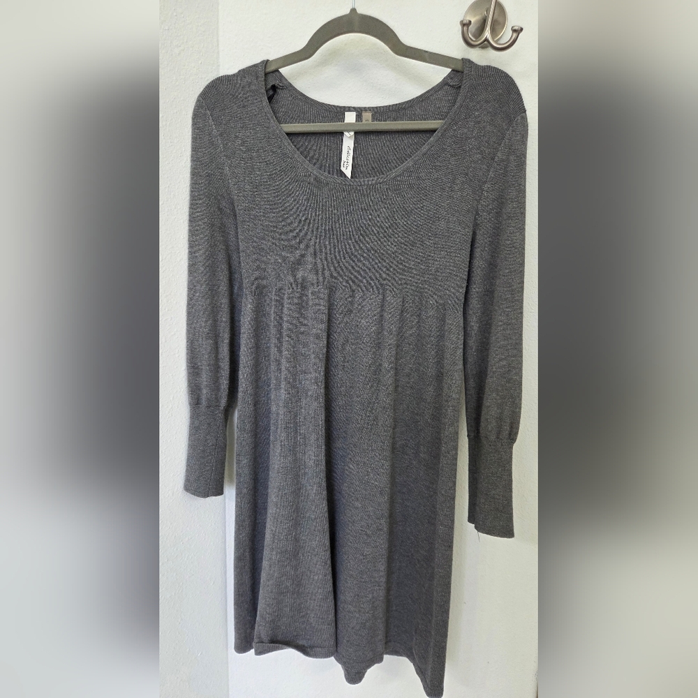 Collection Petite Gray Sweater Dress